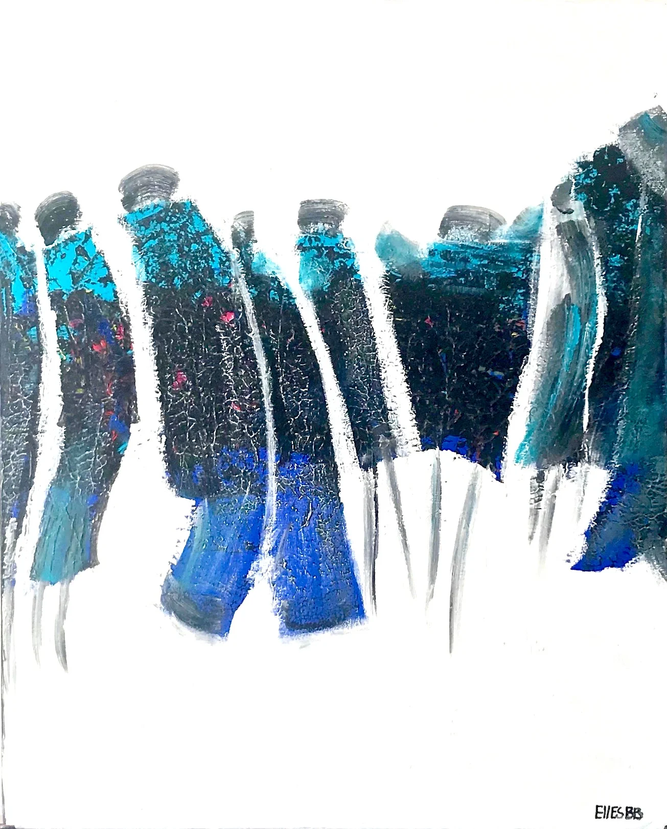 Catwalk — Schilderij van EllesBB