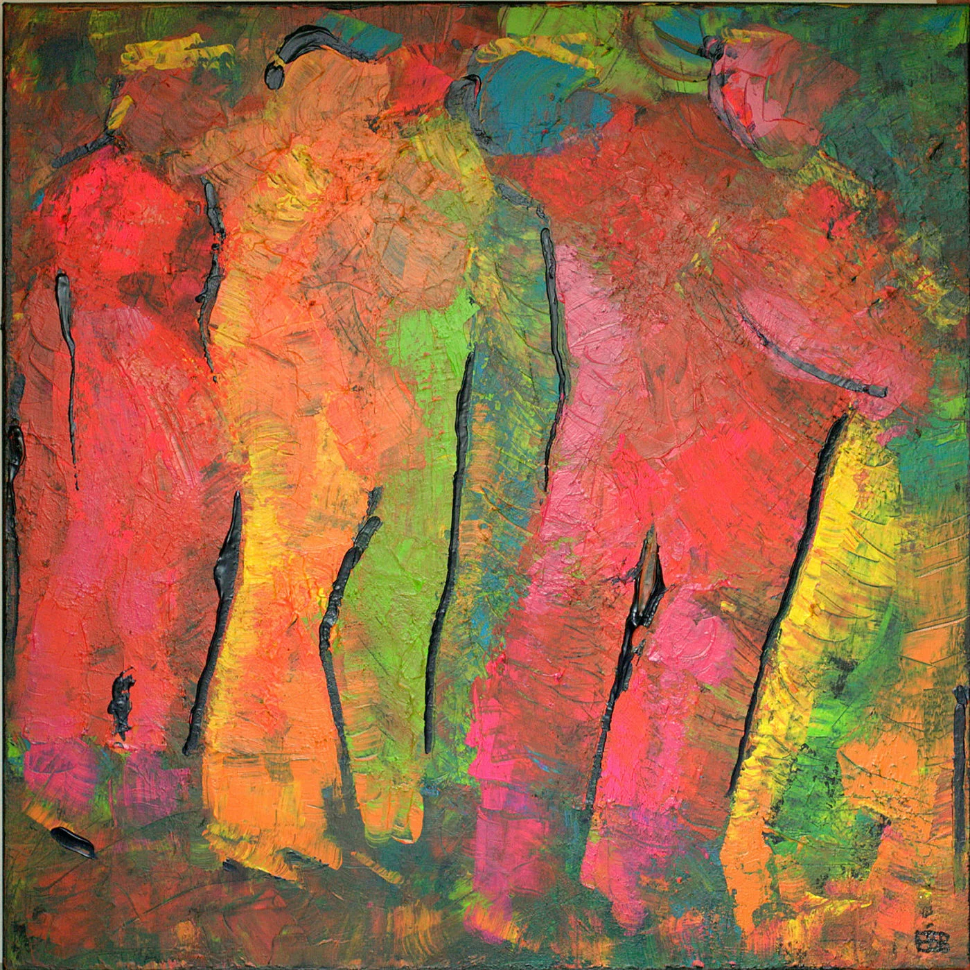 Dancing with the Stars — Schilderij van EllesBB