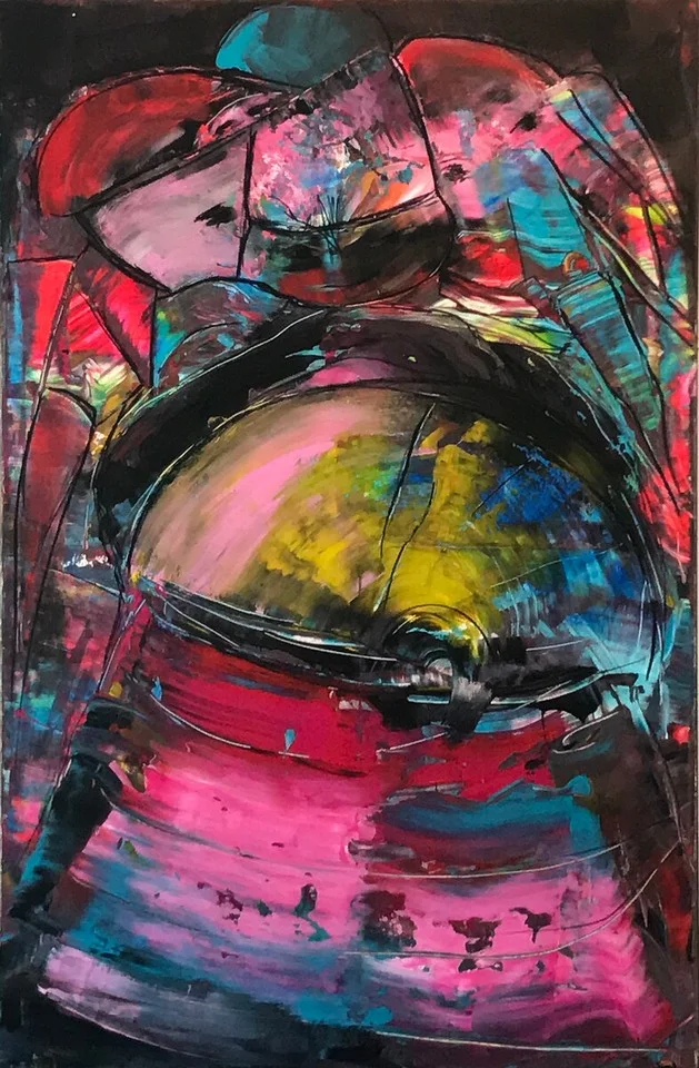 Scooter — Schilderij van EllesBB