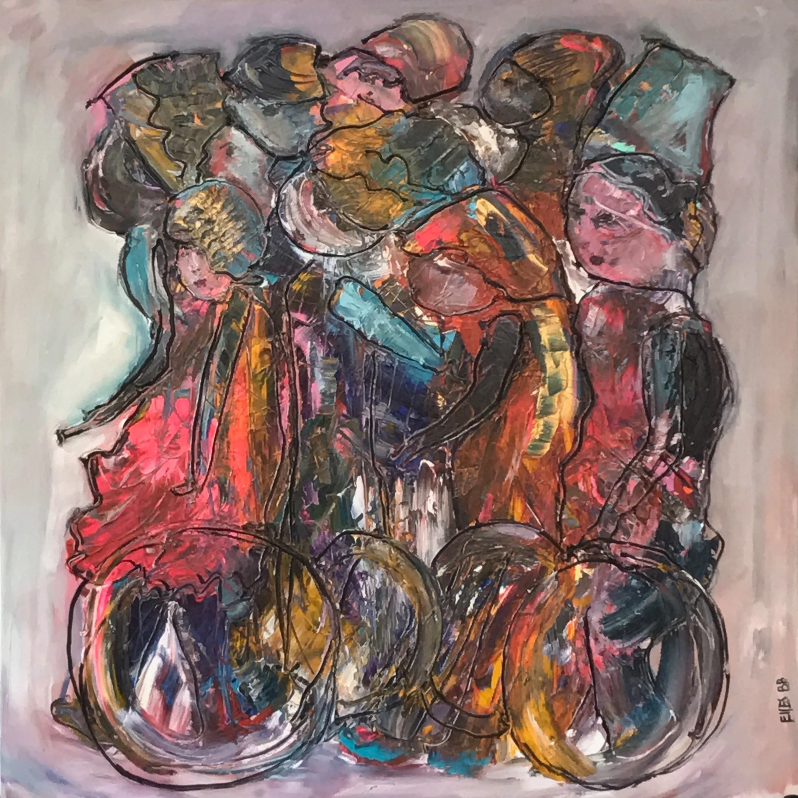 Wheels — Schilderij van EllesBB